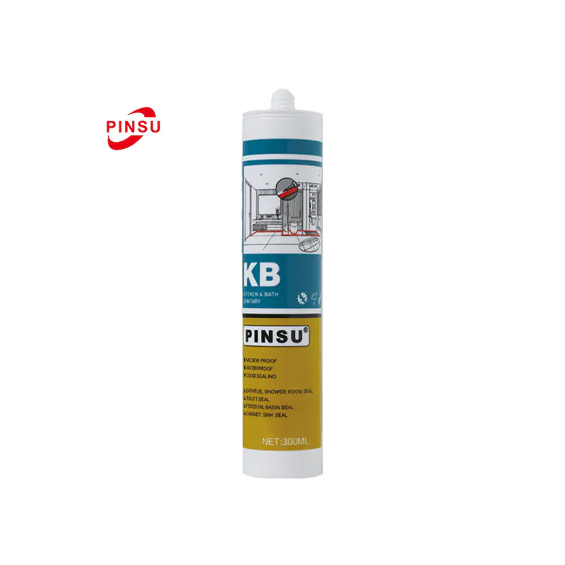 PINSU-KB Vejrbestandig Anti-svamp Neutral Silikone Glasforsegling